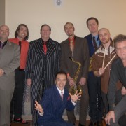 Mark with The Cherry Poppin Daddies at GVR